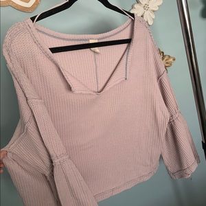 Free People Bell Sleeved Sweater